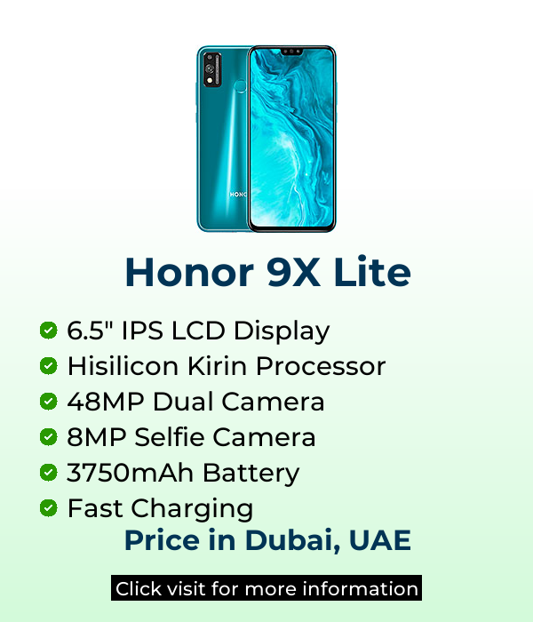 Explore Honor 9X Lite latest prices on Mobileinto