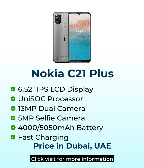 Explore Nokia C21 Plus latest prices on Mobileinto