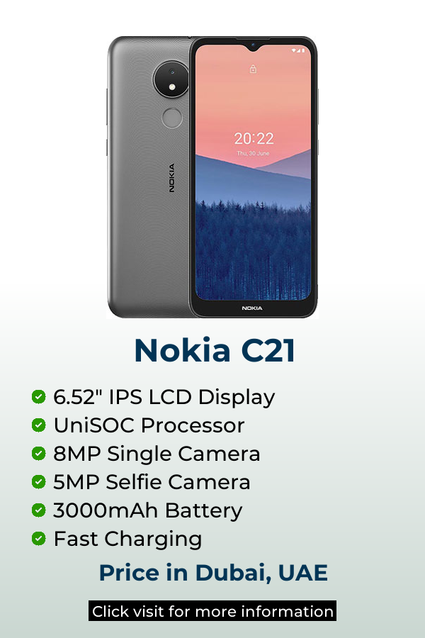 Explore Nokia C21 latest prices on Mobileinto