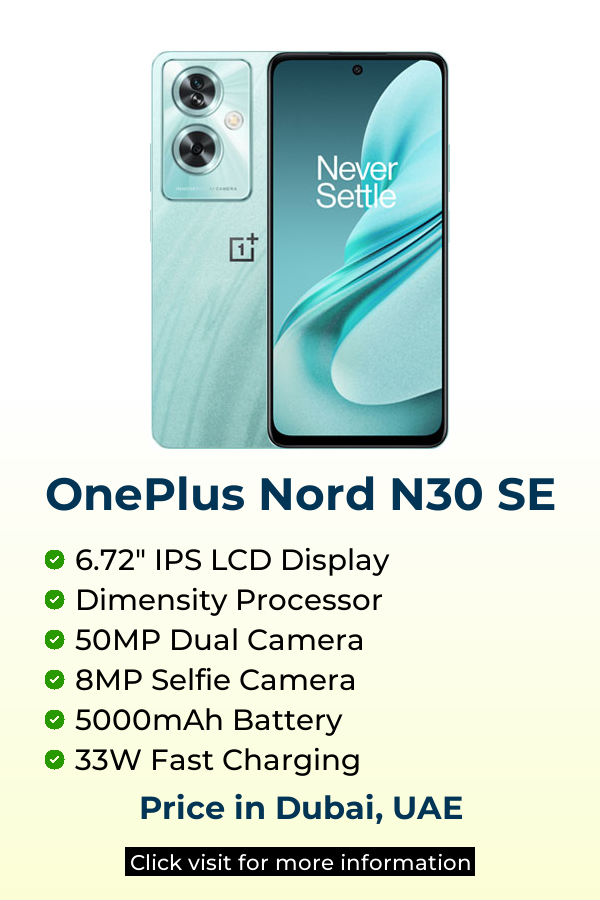 Explore OnePlus Nord N30 SE latest prices on Mobileinto