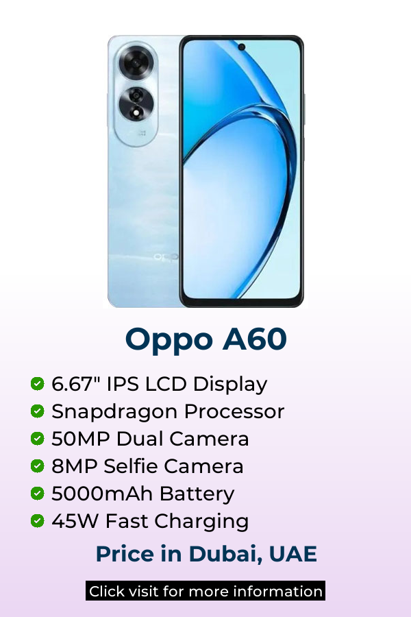 Explore Oppo A60 latest prices on Mobileinto