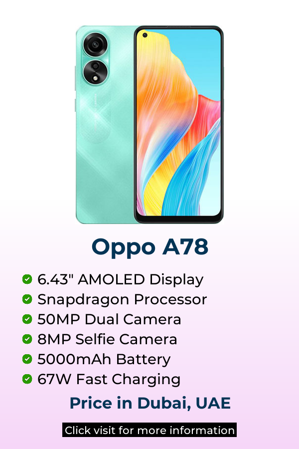 Explore Oppo A78 latest prices on Mobileinto