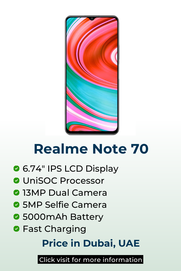 Explore Realme Note 70 latest prices on Mobileinto