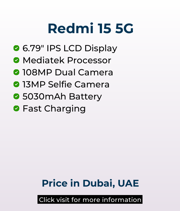 Explore Redmi 15 5G latest prices on Mobileinto