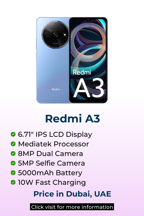Explore Redmi A3 latest prices on Mobileinto