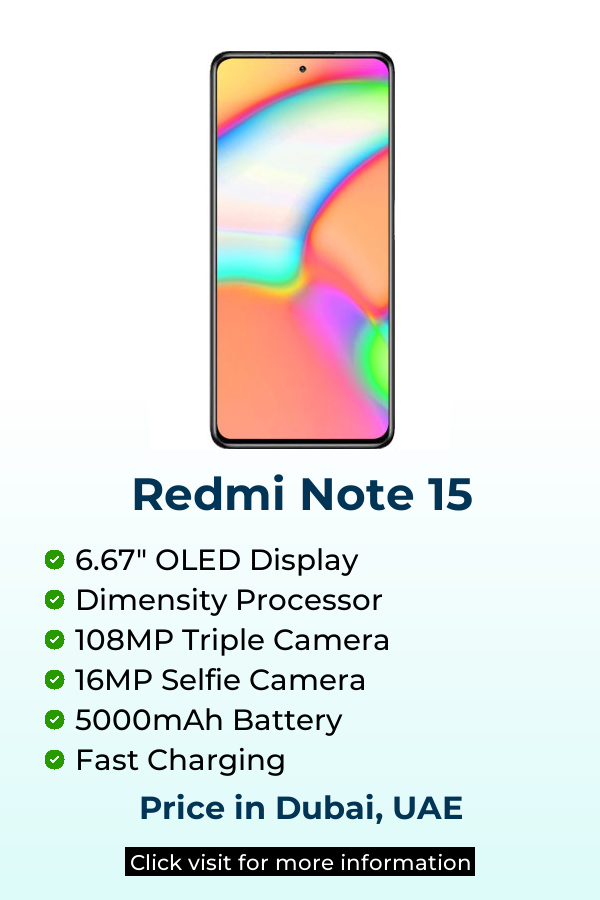 Explore Redmi Note 15 latest prices on Mobileinto