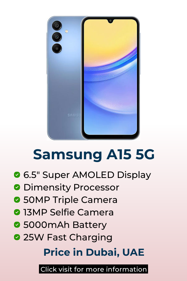 Explore Samsung A15 5G latest prices on Mobileinto