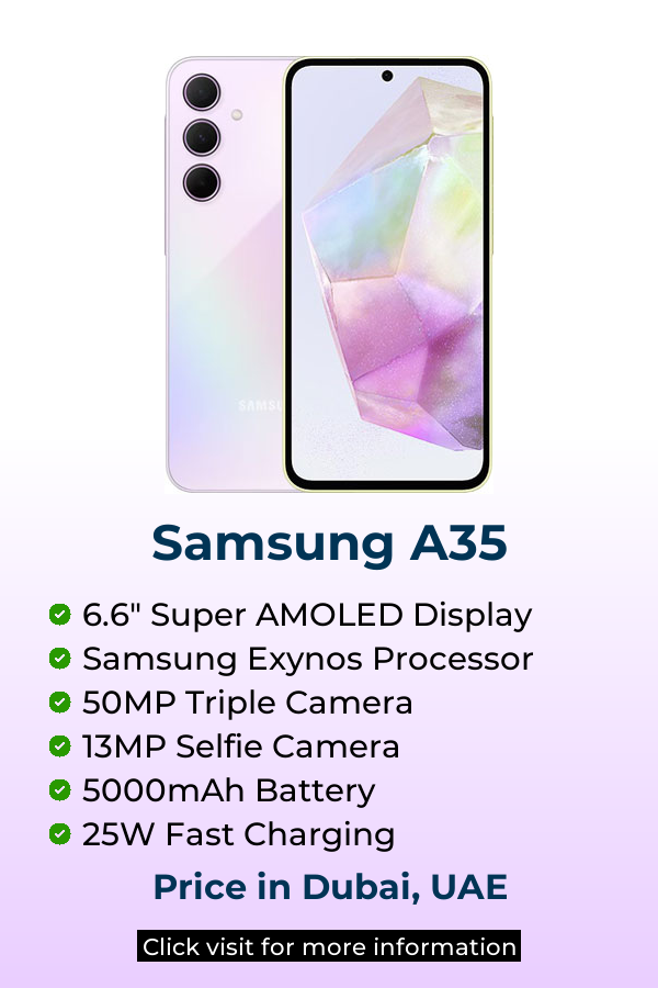 Explore Samsung A35 latest prices on Mobileinto