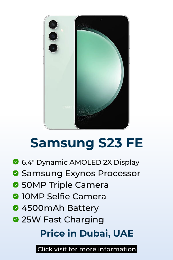 Explore Samsung S23 FE latest prices on Mobileinto