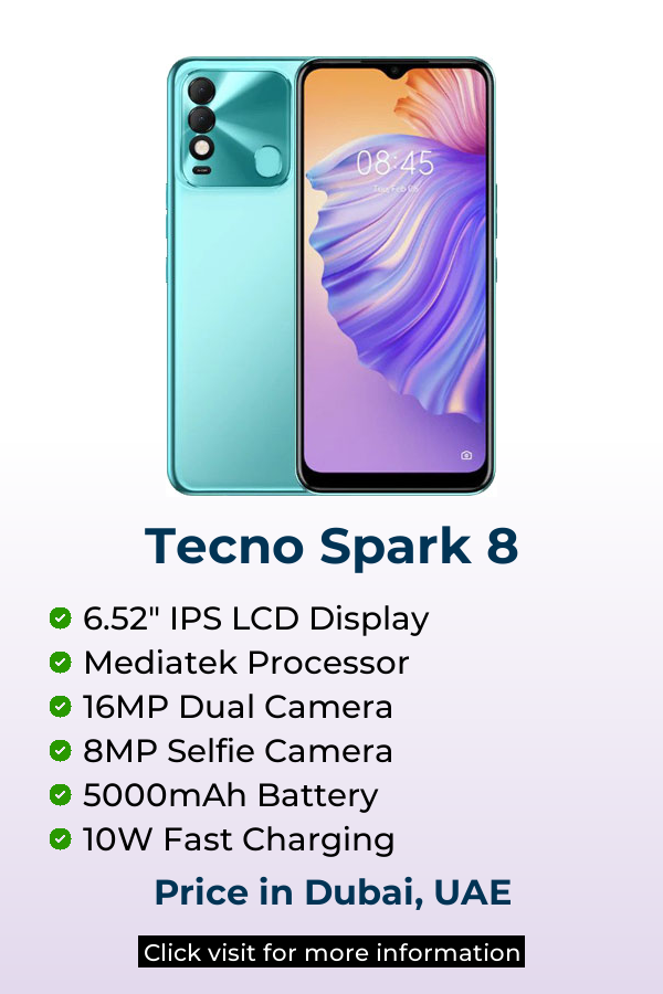 Explore Tecno Spark 8 latest prices on Mobileinto