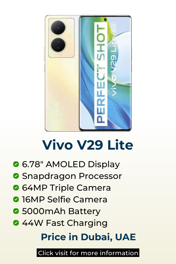 Explore Vivo V29 Lite latest prices on Mobileinto