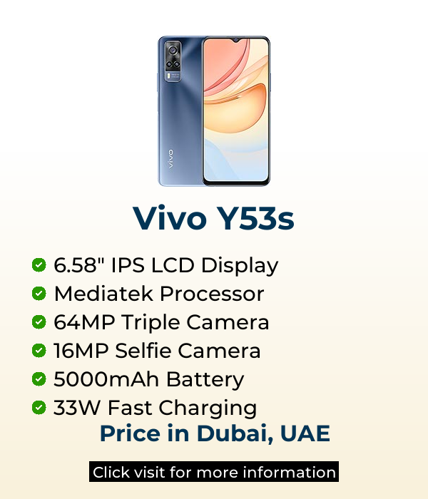 Explore Vivo Y53s latest prices on Mobileinto