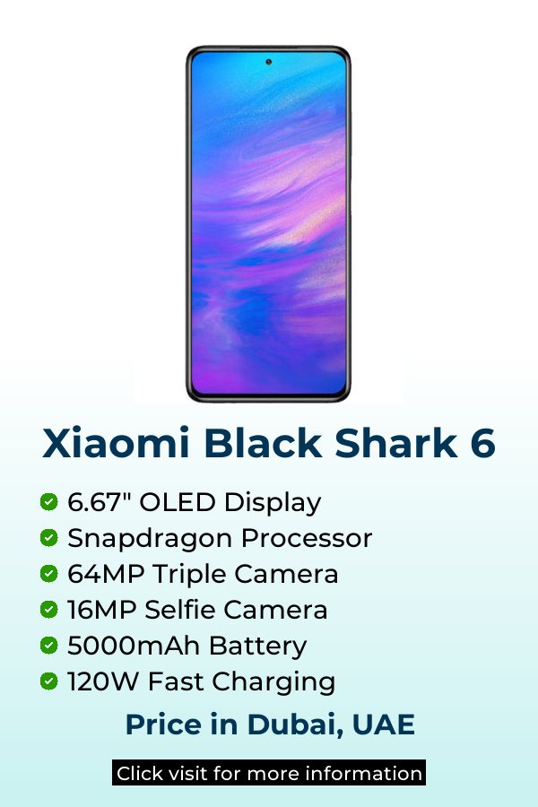 Explore Xiaomi Black Shark 6 latest prices on Mobileinto